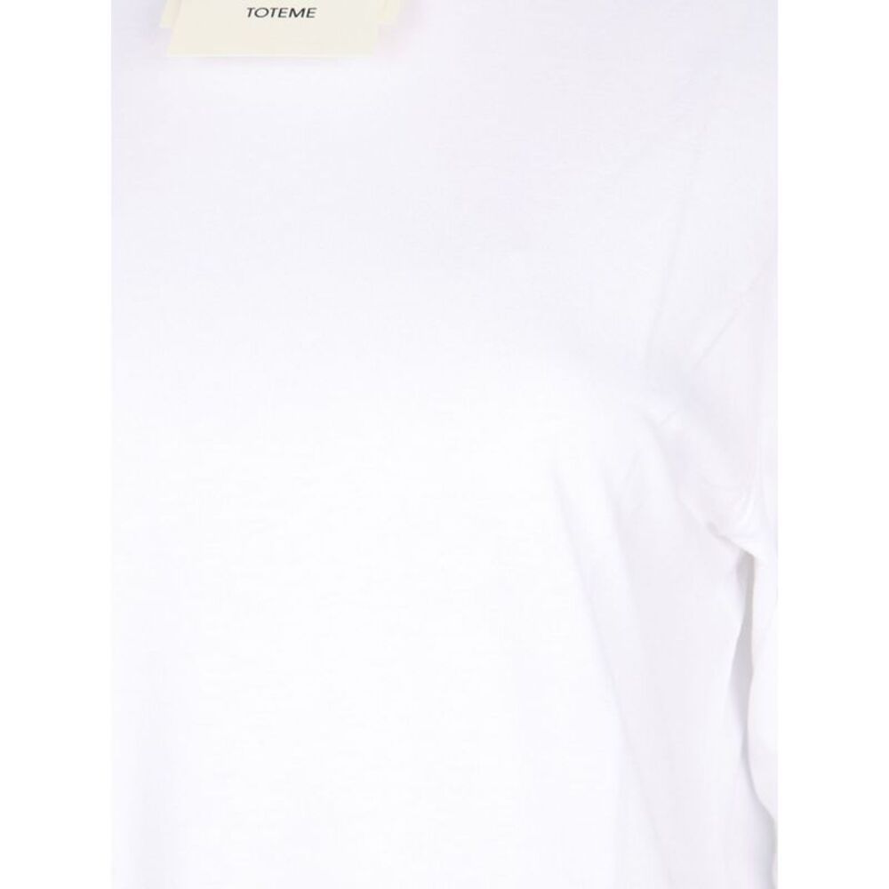 Toteme Women Toteme Long-Sleeved T-Shirt In Lyocell And Cotton Blend - Picture 4 of 4